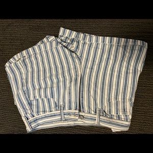 American eagle stripped soft everyday shorts